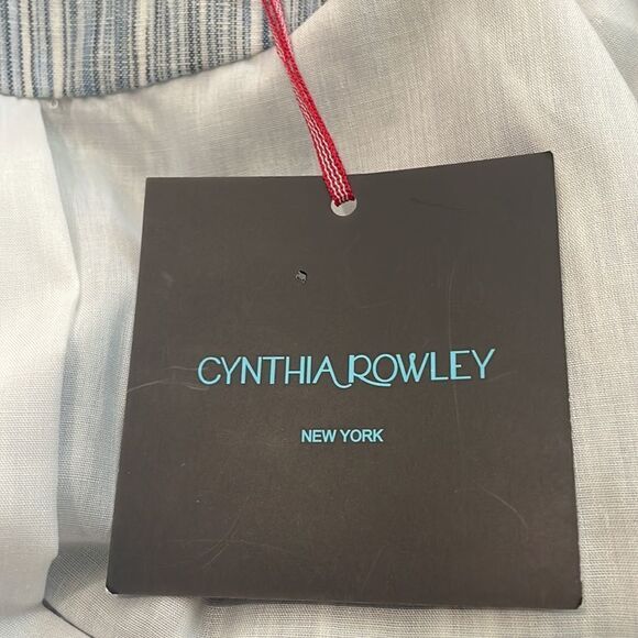 Cynthia Rowley Blue Striped Blazer - Picture 8 of 9